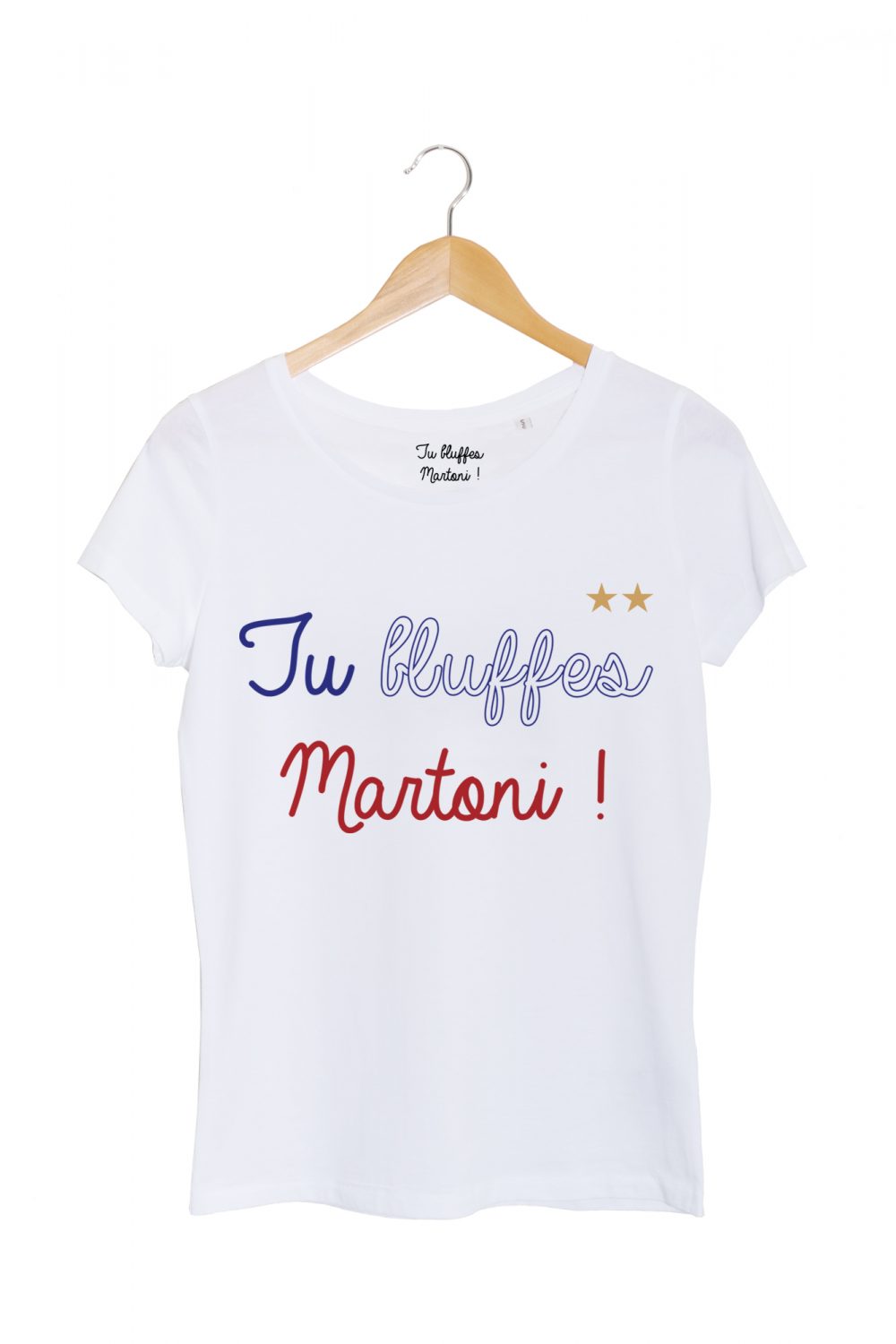 T-shirt Humour 'Tu Bluffes Martoni' - Cadeau Drôle Et Punchline Culte Pour Anniversaire